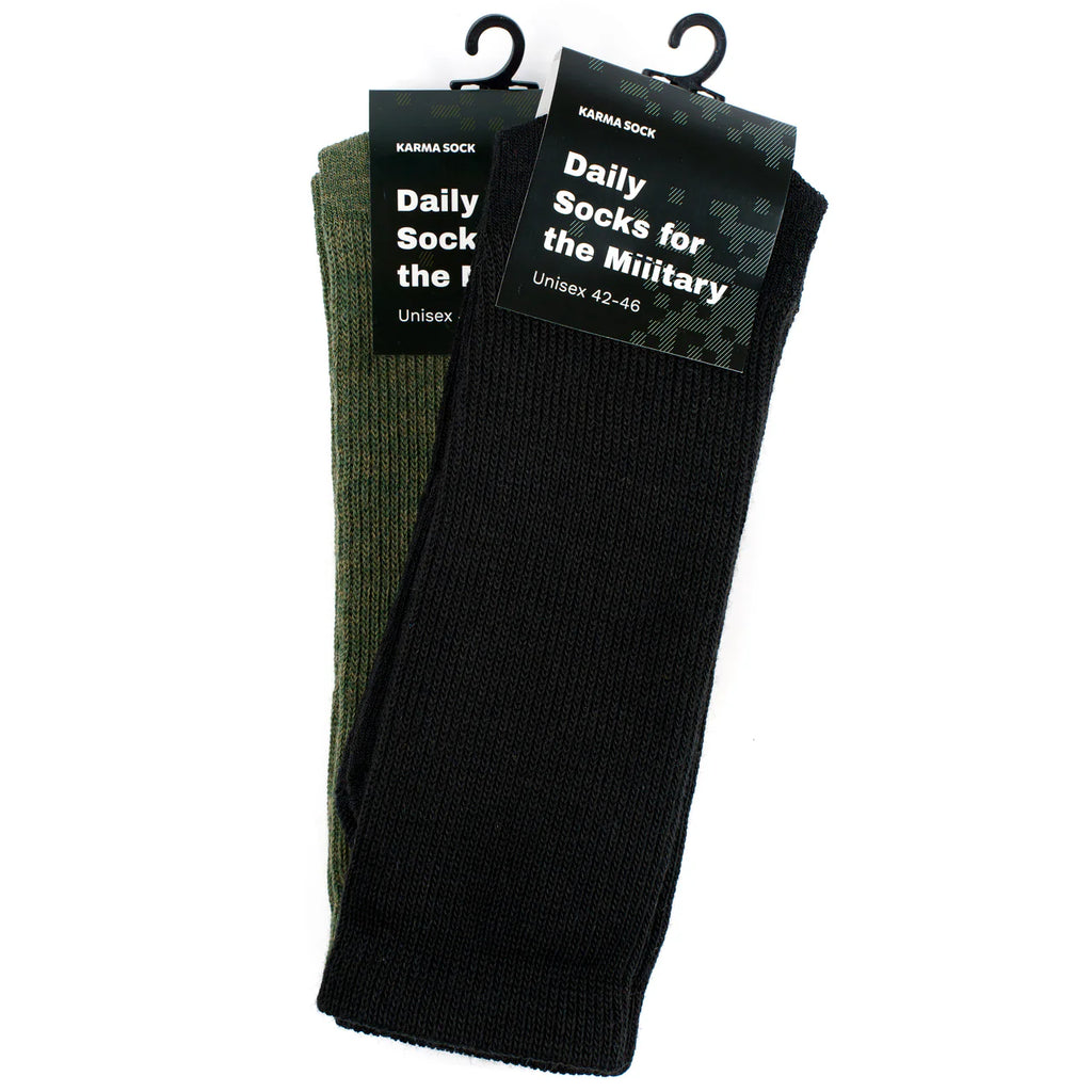 KARMASOCK 2x Zeķu komplekts "Daily Socks for Military"